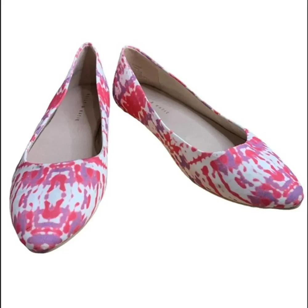 Kelly and Katie‎  tiedye pirassa ballet flat size 10 - Picture 3 of 8